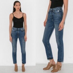 GRLFND Karolina High Rise Skinny Button Fly Jeans